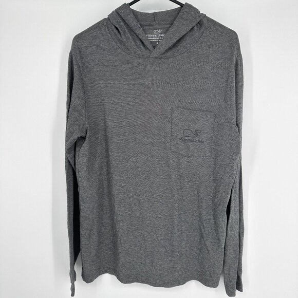 Vineyard Vines Edgartown‎ T-shirt Gray Size Small Hood Stripe - Picture 1 of 6